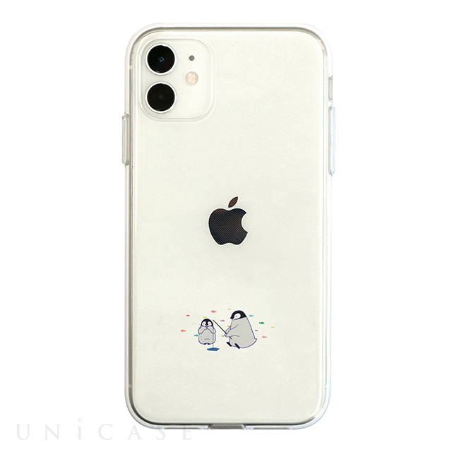 【iPhone12/12 Pro ケース】ソフトクリアケース (ミニ動物 ペンギン)