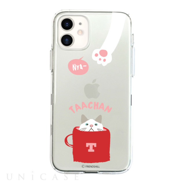 【iPhone12/12 Pro ケース】ターチャン クリアケース (レッドカップ)