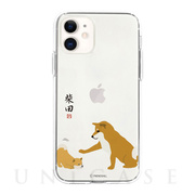 【iPhone12 mini ケース】しばたさんクリアケース (子犬)