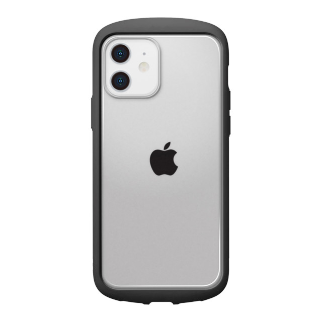 【iPhone12 mini ケース】ガラスタフケース ラウンドタイプ (ブラック)サブ画像