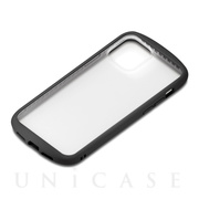 【iPhone12 mini ケース】ガラスタフケース ラウンドタイプ (ブラック)