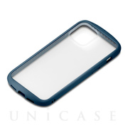 【iPhone12 mini ケース】ガラスタフケース ラウンドタイプ (ネイビー)