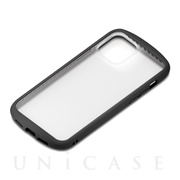【iPhone12 Pro Max ケース】ガラスタフケース ラウンドタイプ (ブラック)