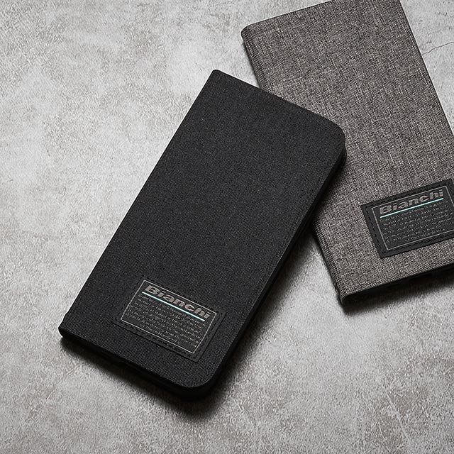 【iPhone12 mini ケース】Bianchi Water Repellent Folio Case for iPhone12 mini (black)サブ画像