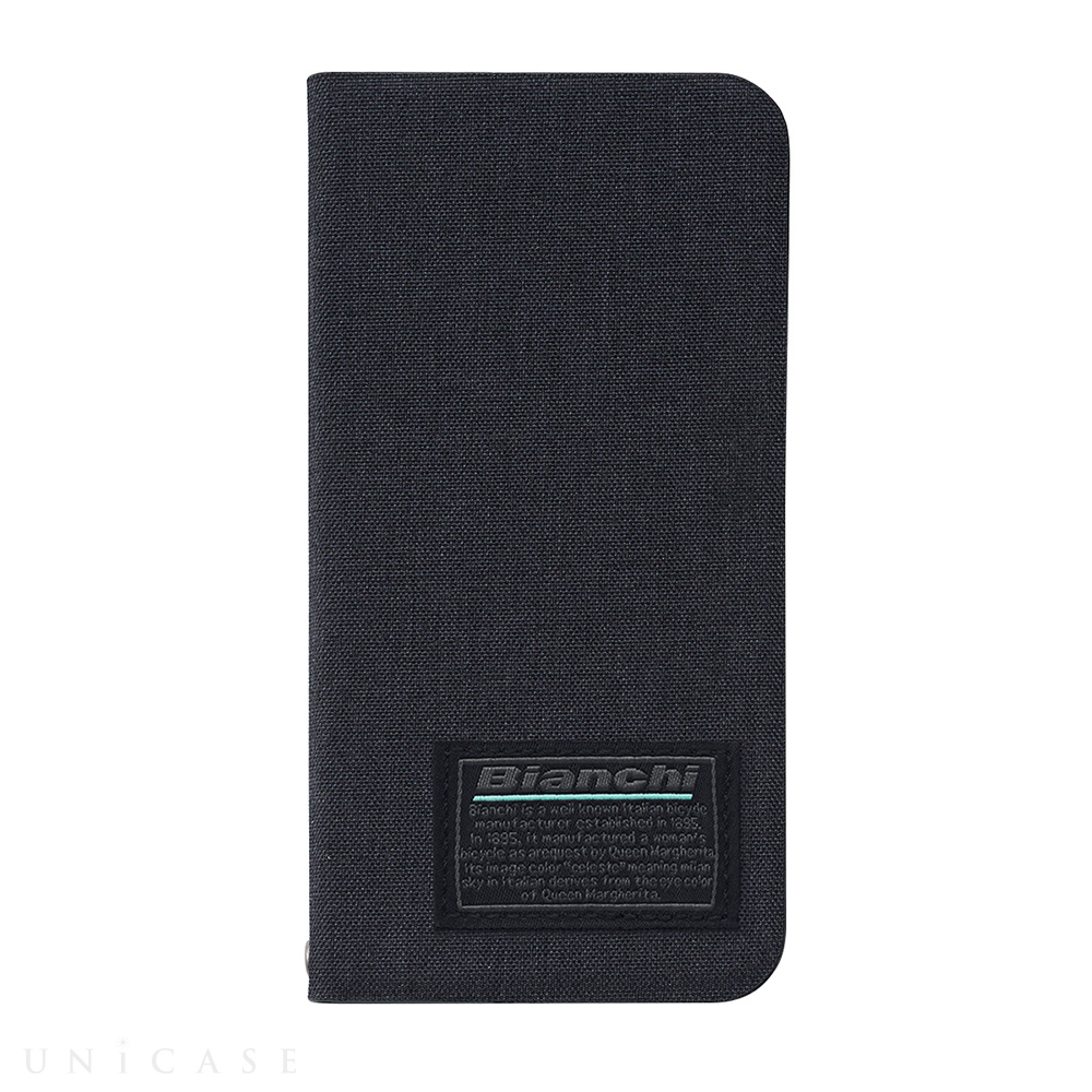 【iPhoneSE(第2世代)/8/7/6s/6 ケース】Bianchi Water Repellent Folio Case for iPhoneSE(第2世代) (black)
            