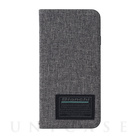 【iPhoneSE(第2世代)/8/7/6s/6 ケース】Bianchi Water Repellent Folio Case for iPhoneSE(第2世代) (gray)