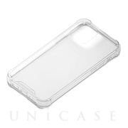 【iPhone12 mini ケース】抗菌TPUハイブリッドクリアケース (クリア)