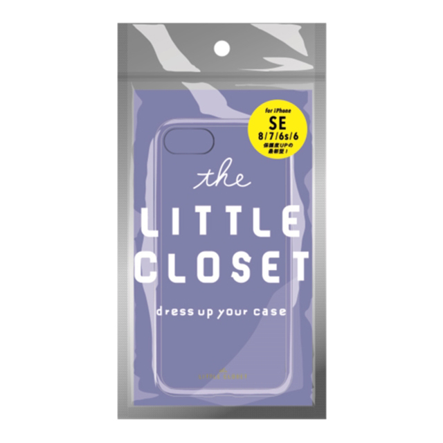 【iPhoneSE(第3/2世代)/8/7/6s/6 ケース】LITTLE CLOSET iPhone case (METALLIC-PURPLE)サブ画像