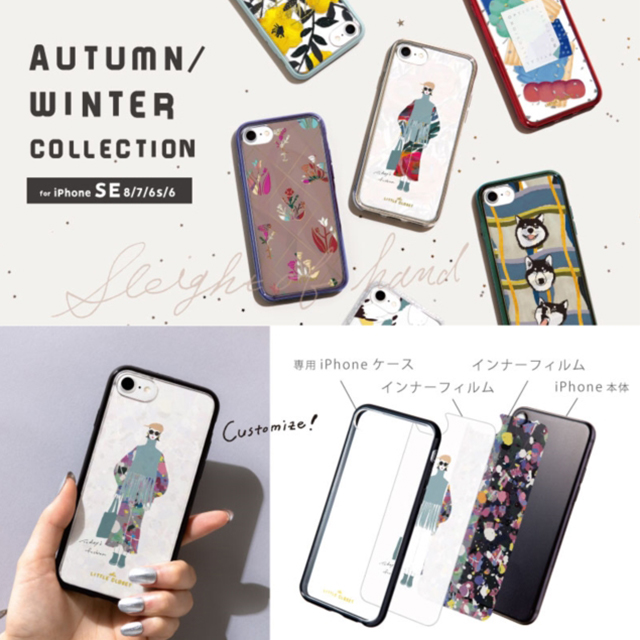 LITTLE CLOSET iPhoneSE(第3/2世代)/8/7/6s/6 着せ替えフィルム (Illusion)goods_nameサブ画像