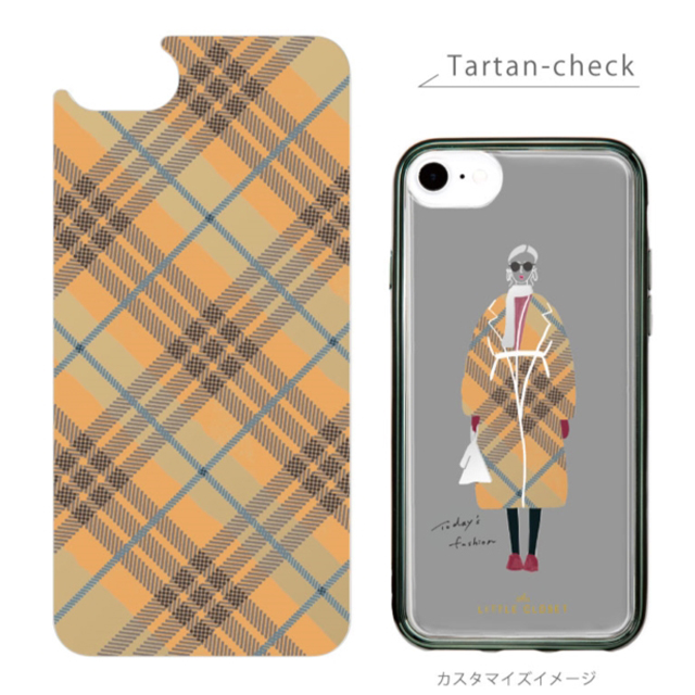 LITTLE CLOSET iPhoneSE(第3/2世代)/8/7/6s/6 着せ替えフィルム (Tartan-check)サブ画像