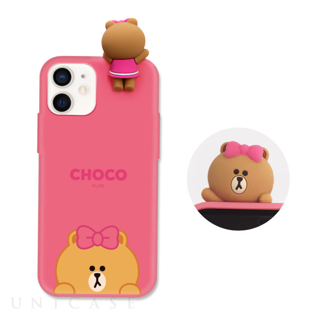 【iPhone12 mini ケース】Figure BASIC COLOR SOFT (SNEAK PEEK CHOCO)