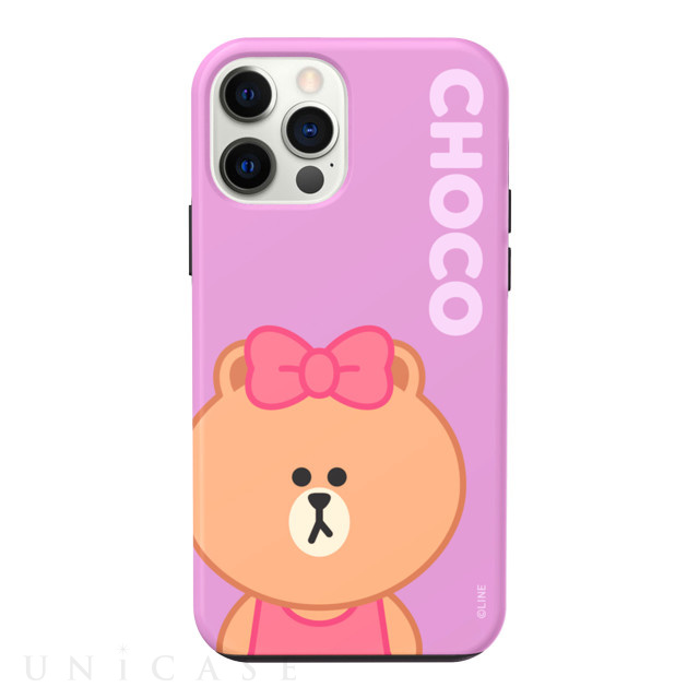 【iPhone12 Pro Max ケース】BASIC DUAL GUARD (CHOCO)