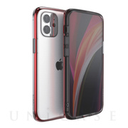 【iPhone12/12 Pro ケース】INO LINE INFINITY CLEAR CASE (Chrome red)