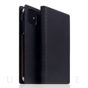 【iPhone12/12 Pro ケース】Carbon Leather Case (Black)