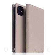 【iPhone12/12 Pro ケース】Full Grain Leather Case (Light Cream)