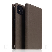 【iPhone12 Pro Max ケース】Full Grain Leather Case (Etoffe Cream)