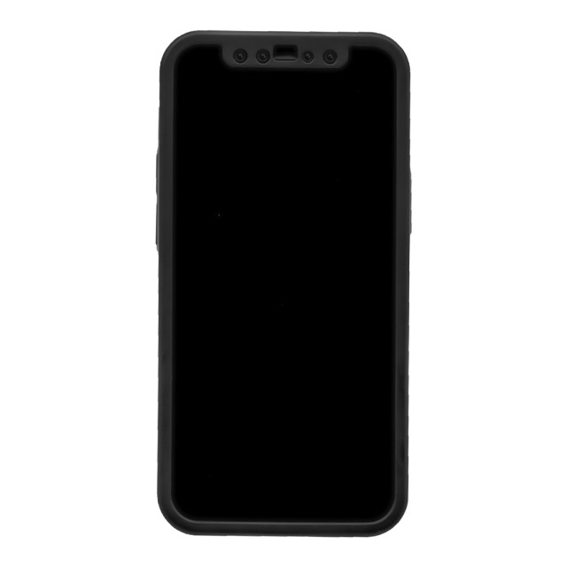 【iPhone12 mini ケース】360°フルカバーケース マットガラス付 (ブラック)サブ画像