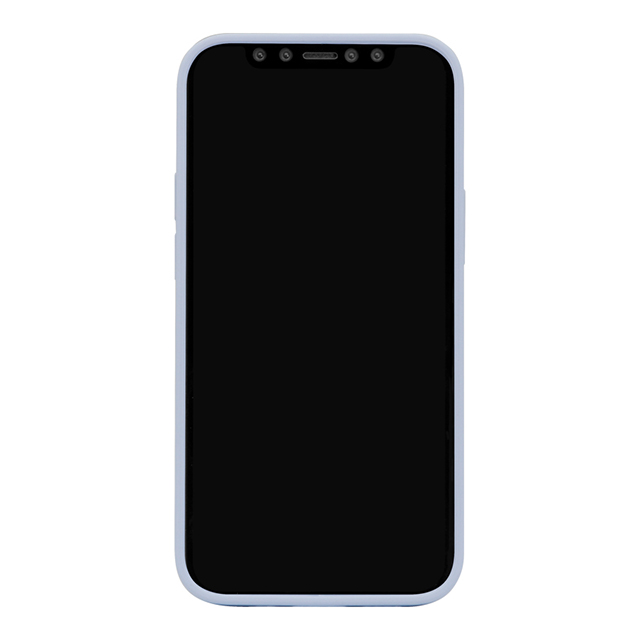 【iPhone12 mini ケース】背面型シリコンケース (ブルー)サブ画像