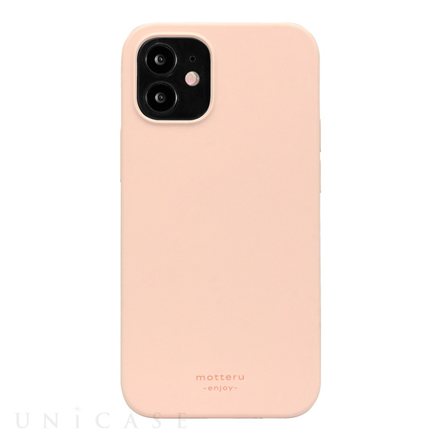iPhone12 mini ケース】背面型シリコンケース (ピンク) Owltech iPhoneケースは UNiCASE