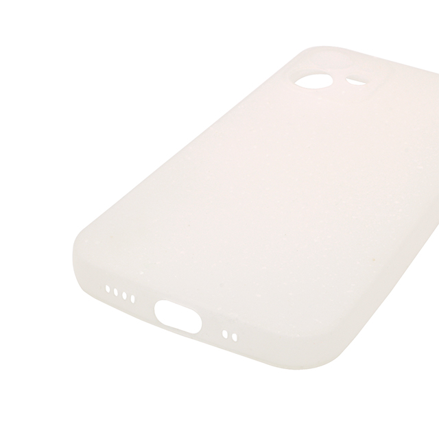 【iPhone12 mini ケース】抗菌フェザーケース (ホワイト)サブ画像