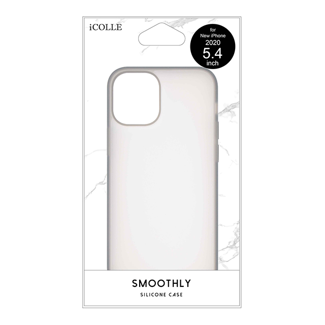 【iPhone12 mini ケース】Smoothly Silicone Case (ブラック)サブ画像