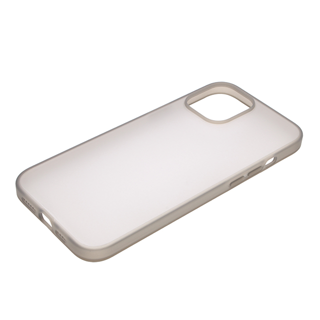 【iPhone12 Pro Max ケース】Smoothly Silicone Case (ブラック)サブ画像