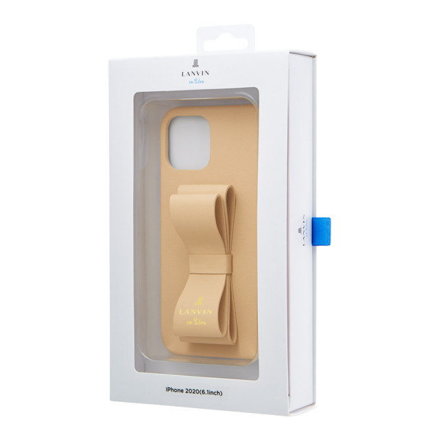 【iPhone12/12 Pro ケース】SLIM WRAP CASE STAND ＆ RING RIBBON (Beige)goods_nameサブ画像