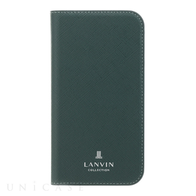 【iPhoneSE(第3/2世代)/8/7 ケース】FOLIO CASE SAFFIANO (Dark Green)