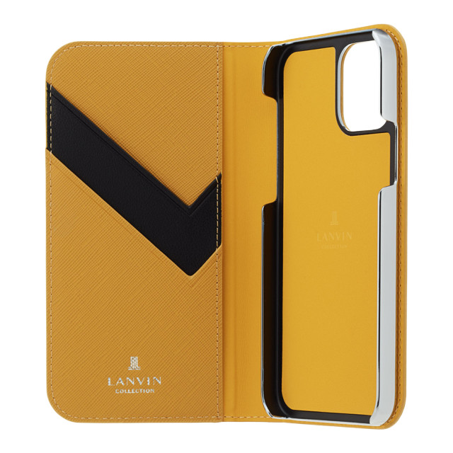 【iPhone12/12 Pro ケース】FOLIO CASE SAFFIANO (Yellow)サブ画像