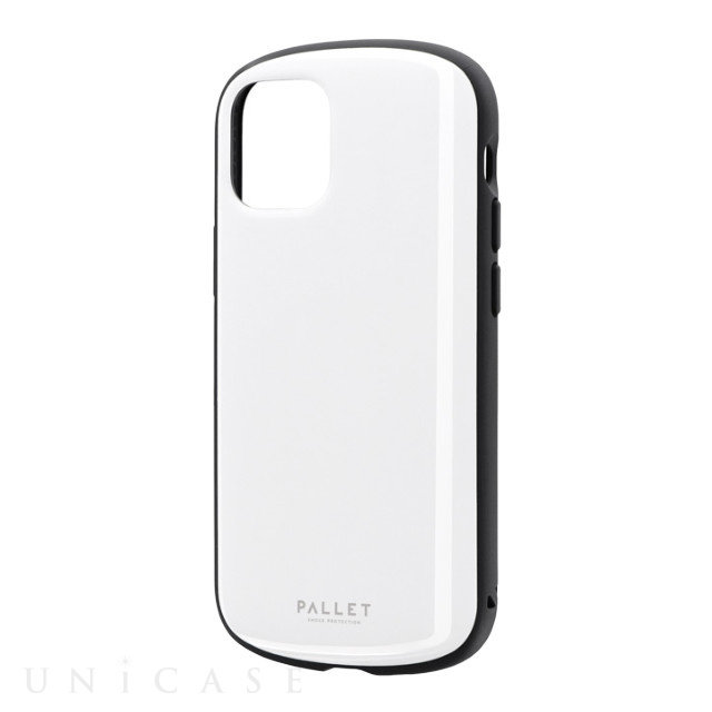 【iPhone12 mini ケース】超軽量・極薄・耐衝撃ハイブリッドケース「PALLET AIR」 (ホワイト)
