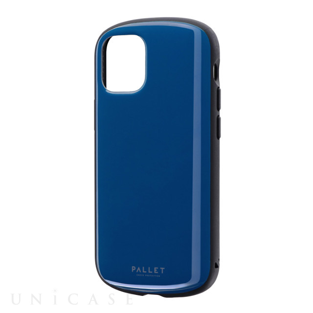 Iphone12 Mini ケース 超軽量 極薄 耐衝撃ハイブリッドケース Pallet Air ダークブルー Leplus Iphoneケースは Unicase