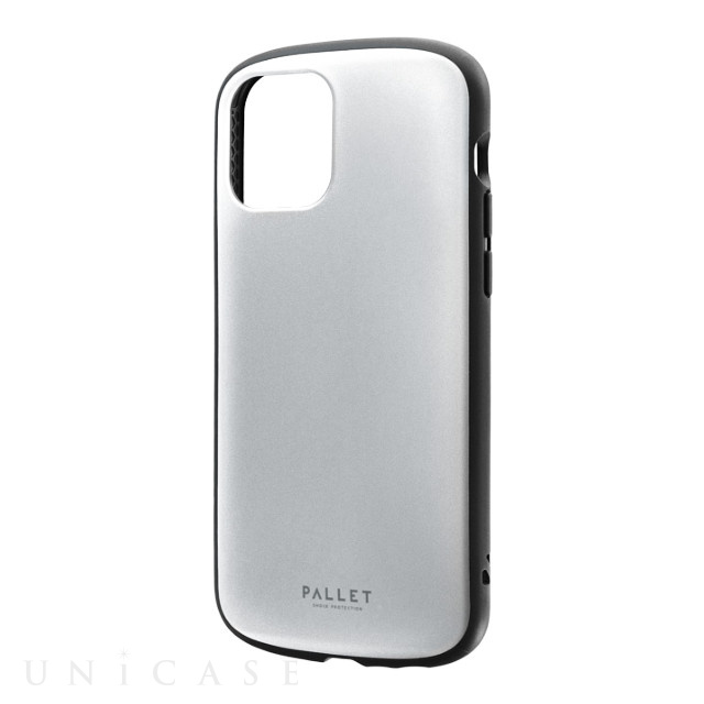 【iPhone12/12 Pro ケース】超軽量・極薄・耐衝撃ハイブリッドケース「PALLET AIR」 (マットシルバー)