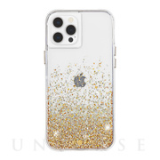 【iPhone12/12 Pro ケース】抗菌・耐衝撃ケース Twinkle Ombre (Gold)