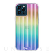 【iPhone12 Pro Max ケース】抗菌・耐衝撃ケース Tough Groove (Iridescent)