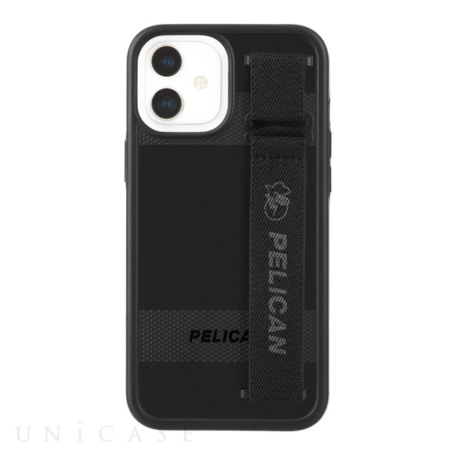 【iPhone12 mini ケース】抗菌・耐衝撃ケース Protector Sling (Black)