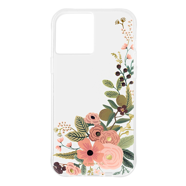 【iPhone12/12 Pro ケース】RIFLE PAPER CO. 抗菌・耐衝撃ケース (Clear Garden Party Rose)goods_nameサブ画像