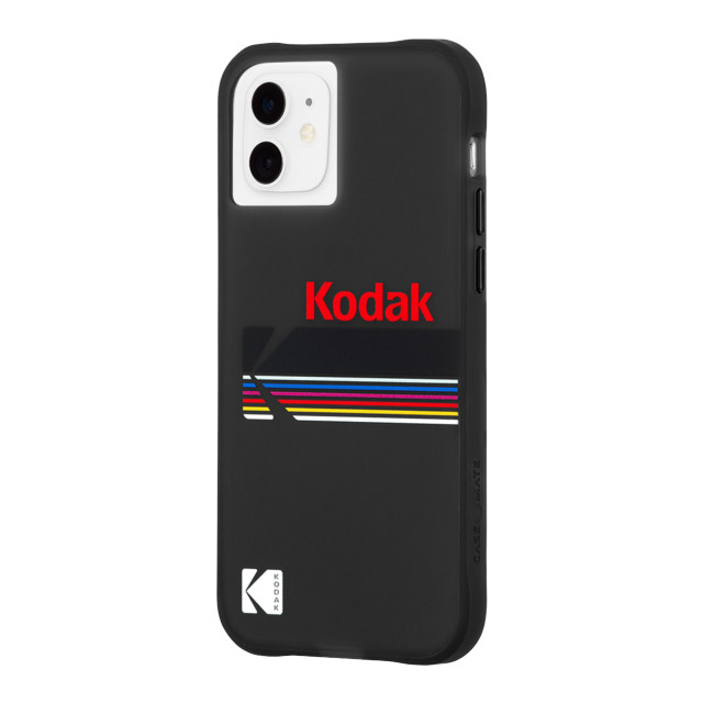 【iPhone12 mini ケース】Kodak 耐衝撃ケース (Matte Black + Shiny Black Logo)goods_nameサブ画像