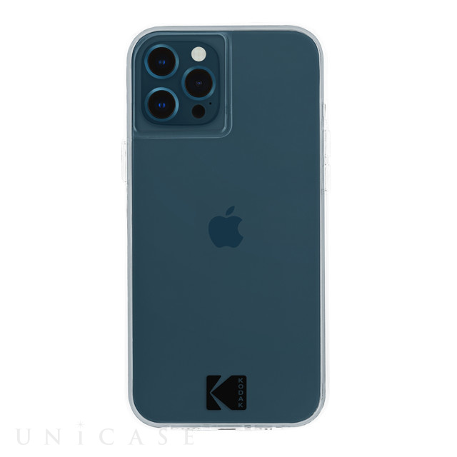 【iPhone12/12 Pro ケース】Kodak 耐衝撃ケース (Clear Case with Logo)