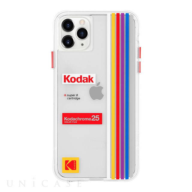【iPhone12/12 Pro ケース】Kodak 耐衝撃ケース (White Kodachrome Super 8)