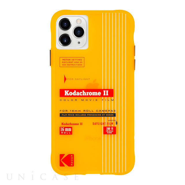 【iPhone12/12 Pro ケース】Kodak 耐衝撃ケース (Vintage Yellow)