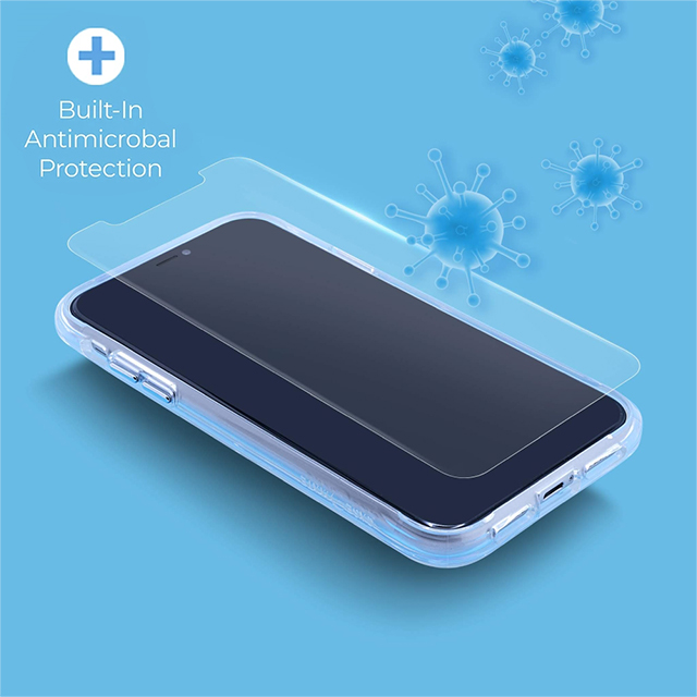 【iPhone12/12 Pro フィルム】抗菌・強化 ウルトラガラスフィルムサブ画像