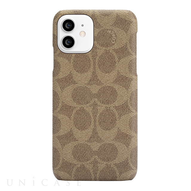 【iPhone12/12 Pro ケース】Slim Wrap Case (Signature C Khaki)