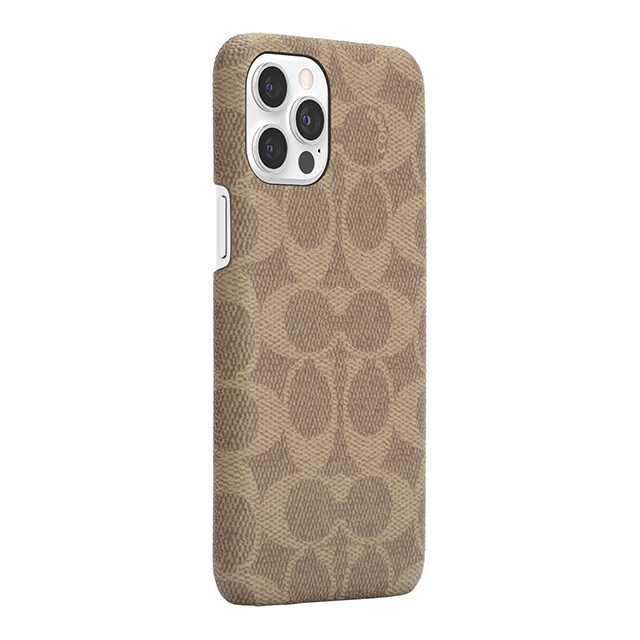 【iPhone12 Pro Max ケース】Slim Wrap Case (Signature C Khaki)サブ画像