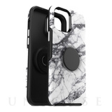 【iPhone12 Pro Max ケース】Otter + Pop Symmetry Graphics Series (WHITE MARBLE)