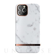 【iPhone12/12 Pro ケース】Freedom Case (White Marble)
