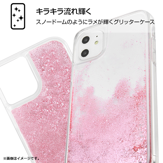 【iPhone12 mini ケース】ディズニーキャラクター/ラメ グリッターケース (ふしぎの国のアリス/Sit_01)サブ画像