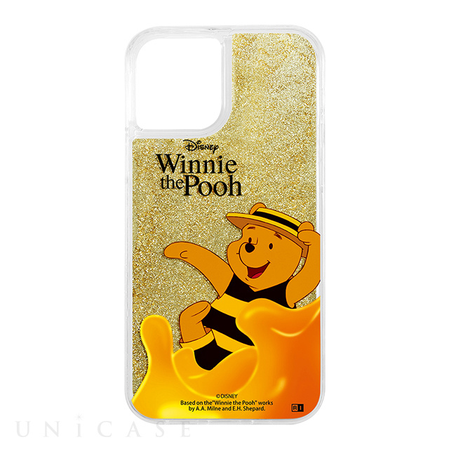 Iphone12 12 Pro ケース ディズニーキャラクター ラメ グリッターケース くまのプーさん Hunny 01 イングレム Iphoneケースは Unicase