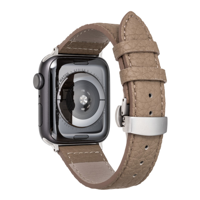 【Apple Watch バンド 41/40/38mm】German Shrunken-calf Watchband (Taupe) for Apple Watch SE(第2/1世代)/Series9/8/7/6/5/4/3/2/1goods_nameサブ画像