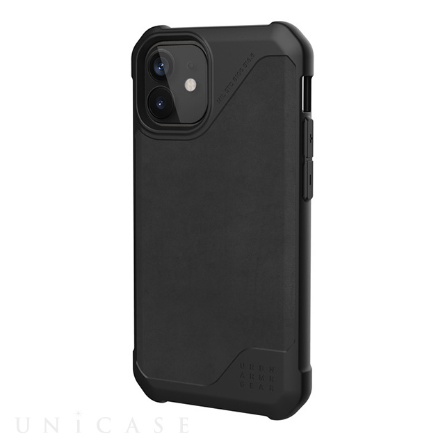 【iPhone12 mini ケース】UAG METROPOLIS LT (レザーブラック)