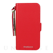 【iPhone12/12 Pro ケース】“シュリンク” PU Leather Book Type Case (レッド)